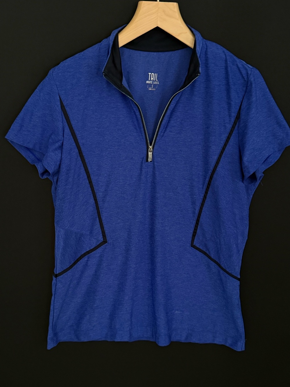 Tail White Label Blue Quarter Zip Golf Top Women’s Small